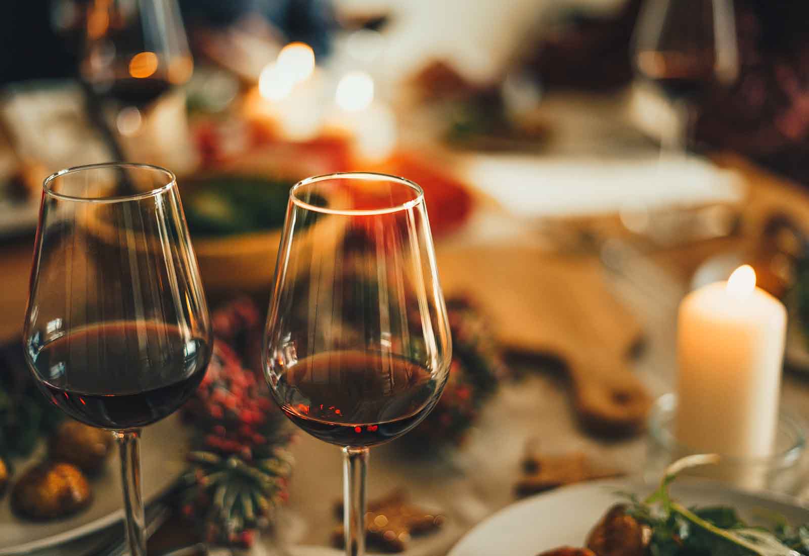 vino para Navidad