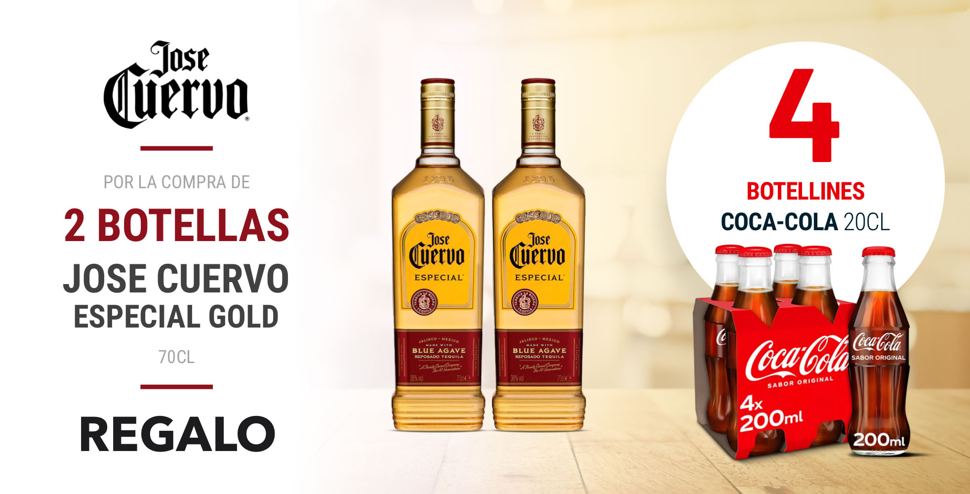 Oferta Tequila Cuervo Especial Gold